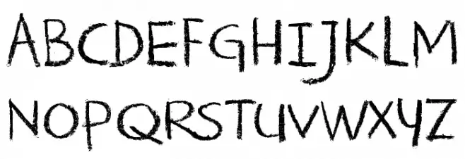 DK Crayon Crumble Шрифта ВЕРХНИЙ