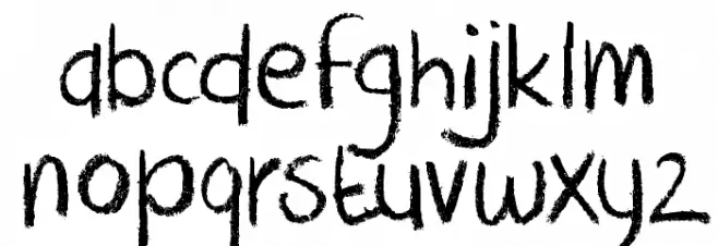 DK Crayon Crumble Caratteri MINUSCOLO