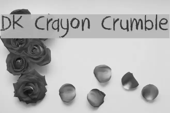 DK Crayon Crumble Font examples