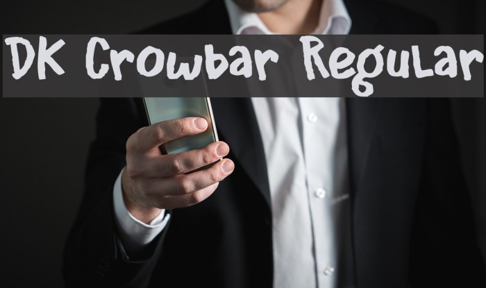 DK Crowbar Regular Font examples