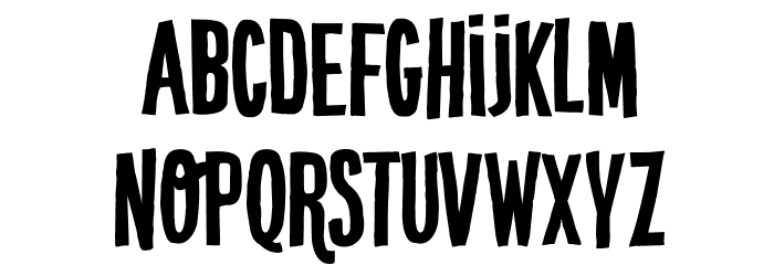 DK Crypt Regular Font LOWERCASE