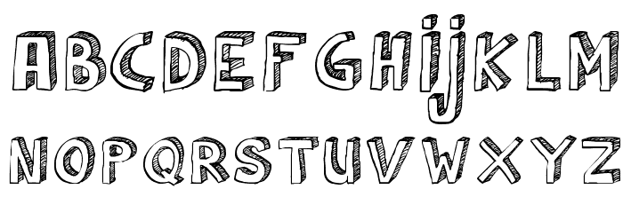 DK Cul De Sac Font LOWERCASE