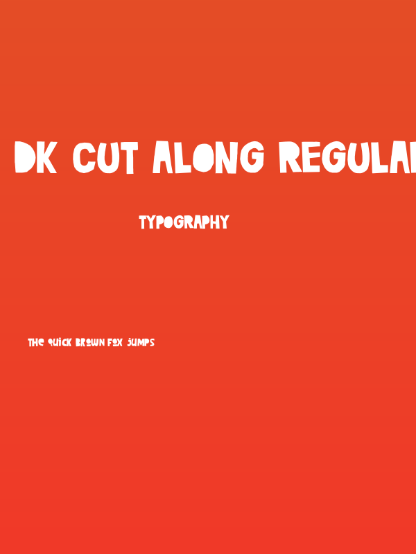DK Cut Along Regular Poster