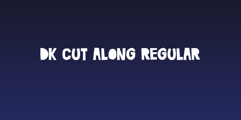 DK Cut Along Regular Social Header