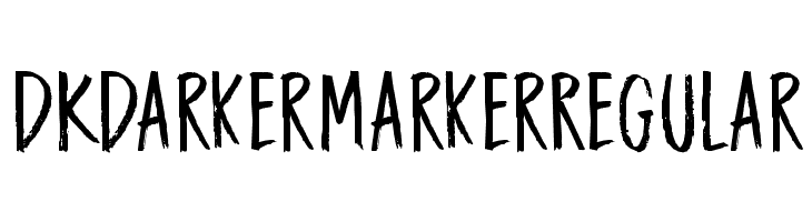 DK Darker Marker Regular Polices