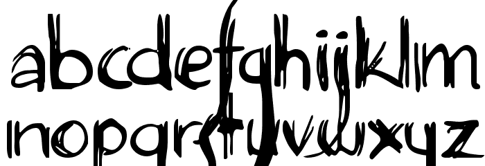 DK Deco Pimp Font LOWERCASE