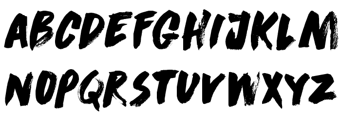DK Dirrrty Font LOWERCASE