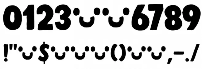 DK Display Patrol Regular Font OTHER CHARS