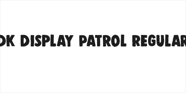 DK Display Patrol Regular Logo