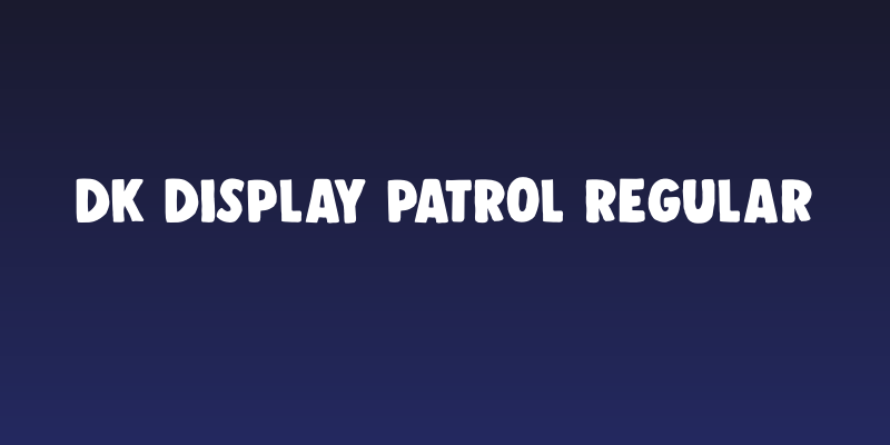 DK Display Patrol Regular Social Header