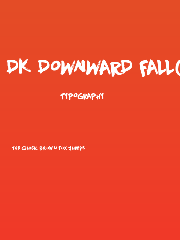 DK Downward Fall(RUS BY LYAJKA) Poster