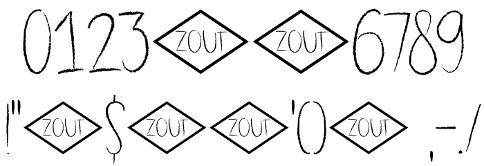DK Dubbel Zout Regular Font OTHER CHARS