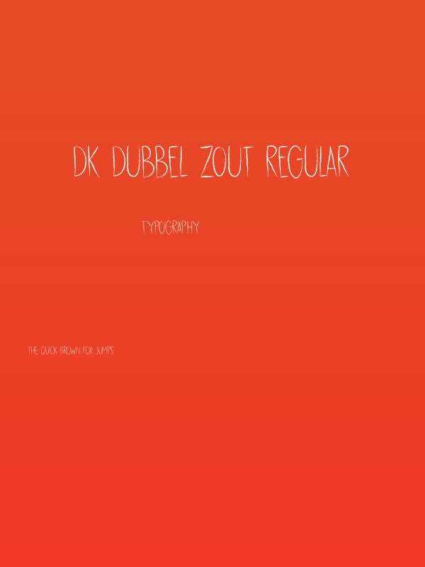 DK Dubbel Zout Regular Poster
