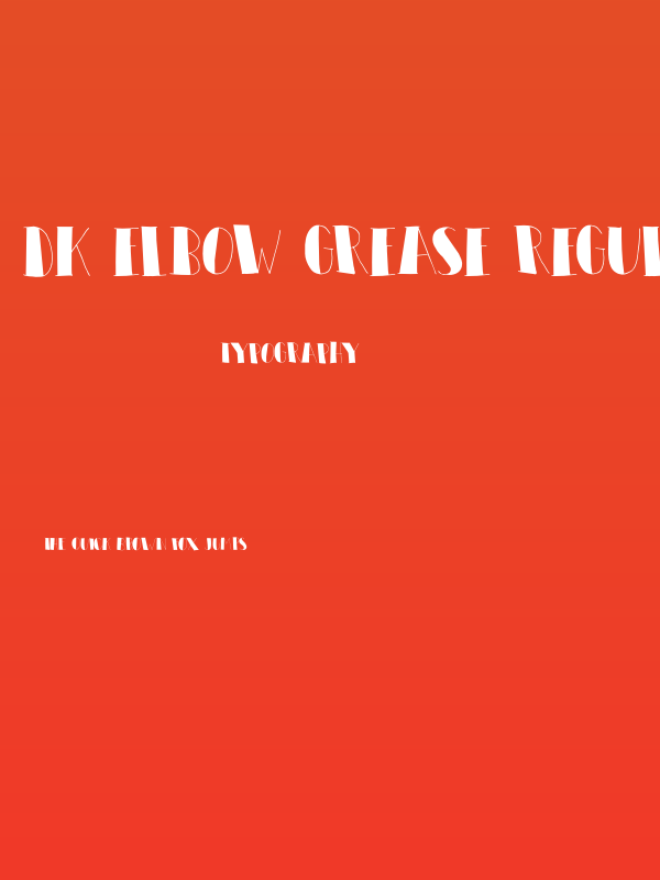 DK Elbow Grease Regular Poster