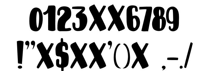 DK Entourage Regular Font OTHER CHARS