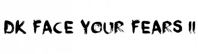 DK Face Your Fears II  नि: शुल्क फ़ॉन्ट्स डाउनलोड