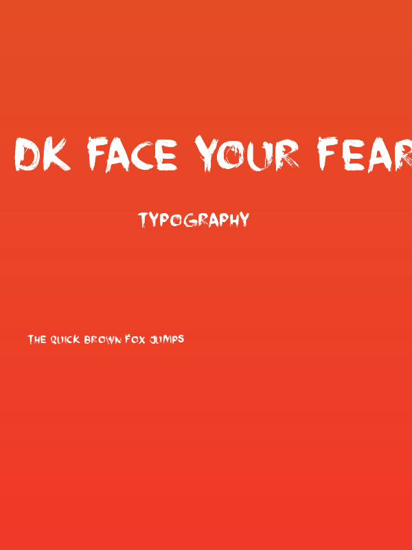 DK Face Your Fears II Poster