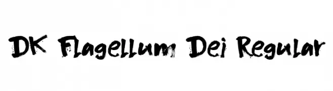 DK Flagellum Dei Regular  Frei Schriftart Herunterladen