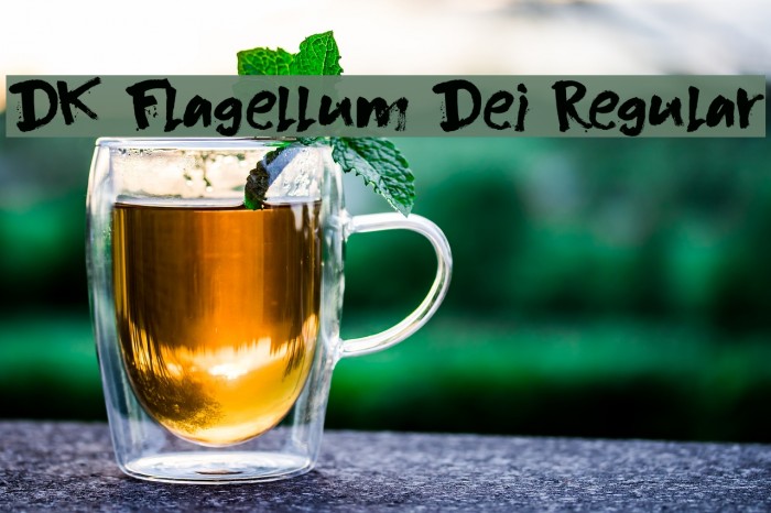 DK Flagellum Dei Regular Font examples