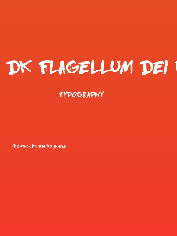 DK Flagellum Dei Regular Poster