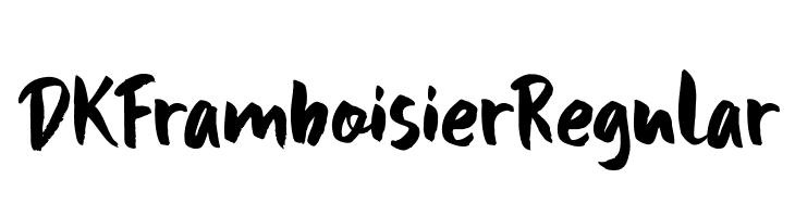 DK Framboisier Regular  font caratteri gratis