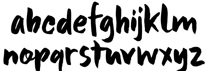 DK Framboisier Regular Font LOWERCASE
