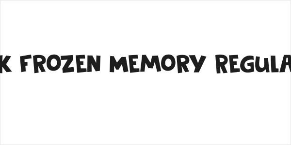 DK Frozen Memory Regular Logo