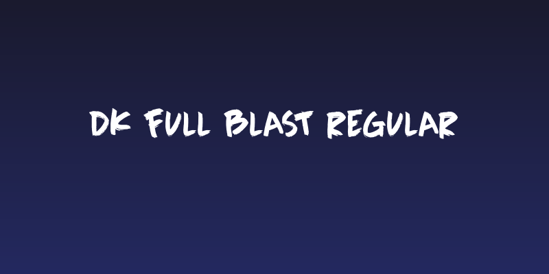 DK Full Blast Regular Social Header