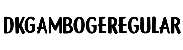 DK Gamboge Regular  font caratteri gratis