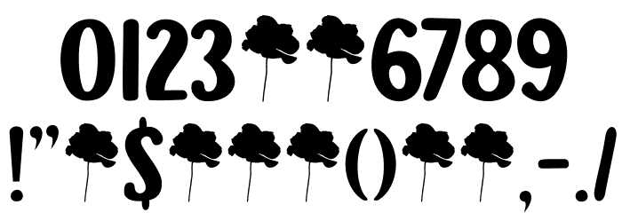 DK Gamboge Regular Font OTHER CHARS