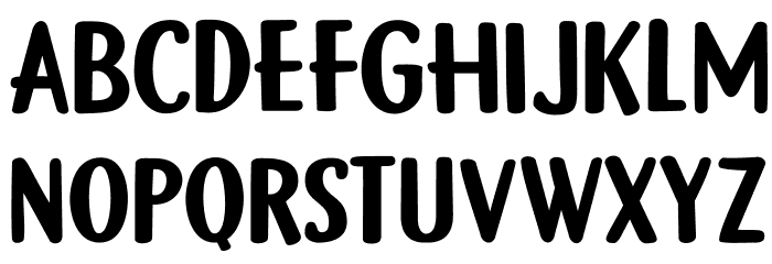 DK Gamboge Regular Font LOWERCASE