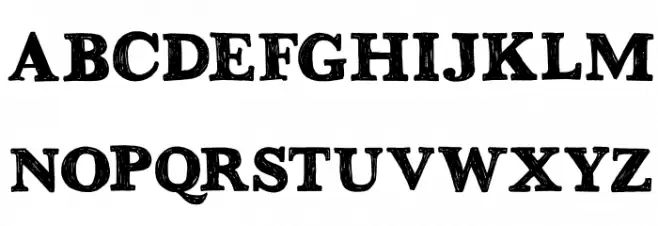 DK Greyfriars Regular Fuentes MAYÚSCULAS