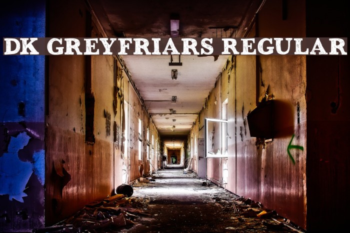 DK Greyfriars Regular Font examples