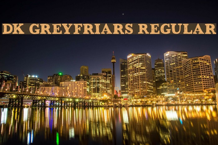 DK Greyfriars Regular Font examples