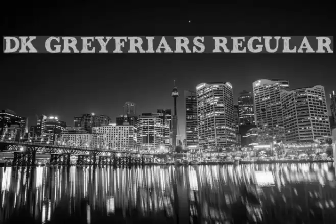 DK Greyfriars Regular Font examples