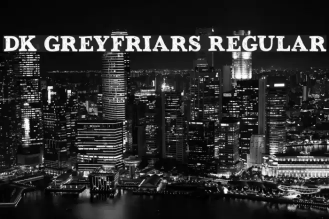 DK Greyfriars Regular Font examples