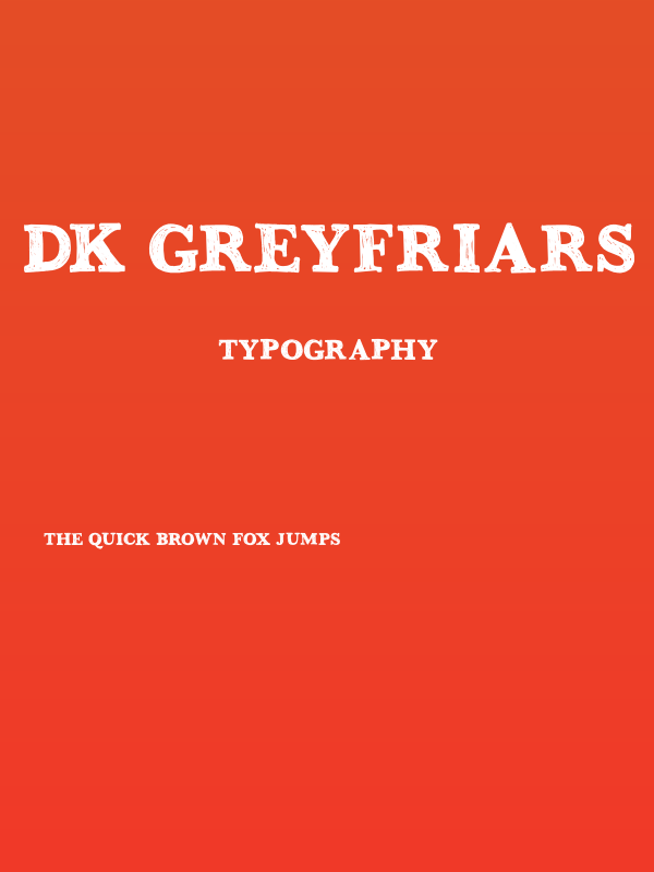DK Greyfriars Regular Poster