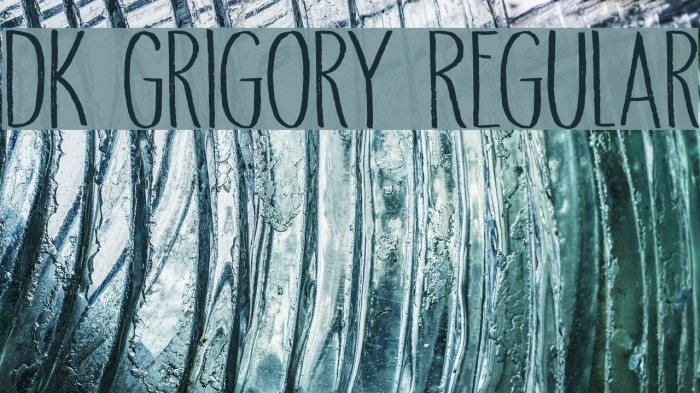 DK Grigory Regular Font examples
