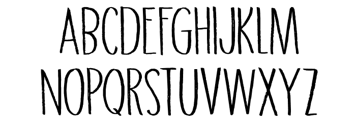 DK Grigory Regular Font LOWERCASE