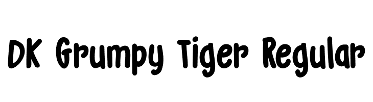DK Grumpy Tiger Regular  नि: शुल्क फ़ॉन्ट्स डाउनलोड