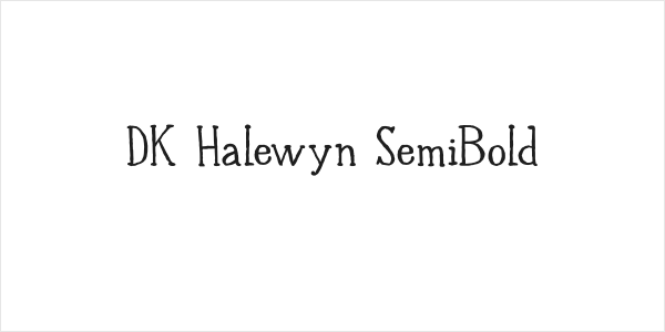 DK Halewyn SemiBold Logo