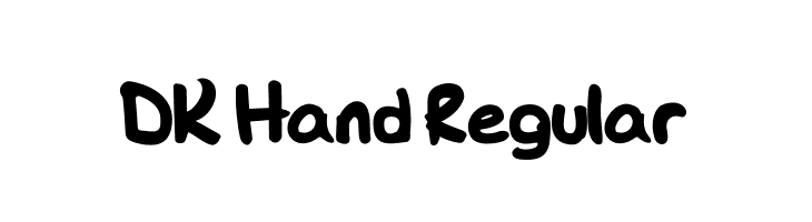 DK Hand Regular  Frei Schriftart Herunterladen