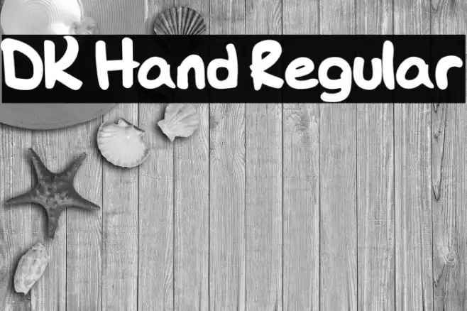 DK Hand Regular Example 1