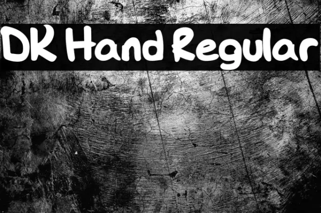 DK Hand Regular Example 3