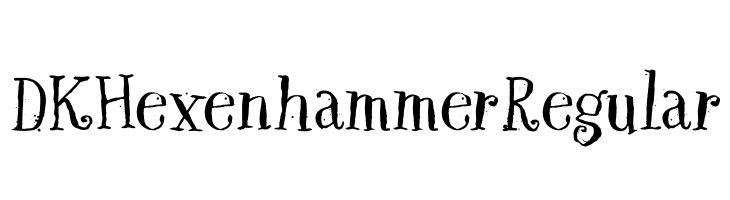 DK Hexenhammer Regular  les polices de caractères gratuit tlcharger