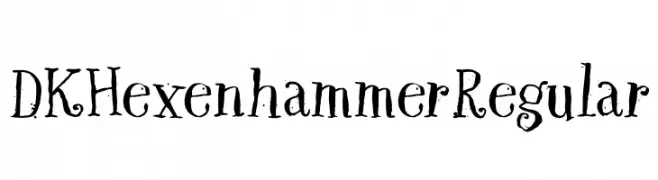 DK Hexenhammer Regular  Frei Schriftart Herunterladen