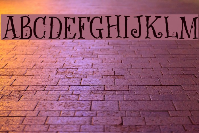 DK Hexenhammer Regular Font examples