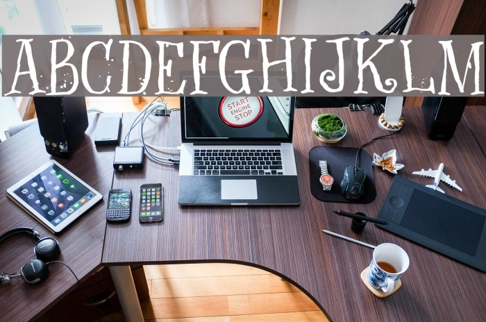 DK Hexenhammer Regular Font examples
