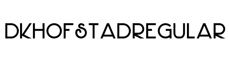 DK Hofstad Regular  Free Fonts Download