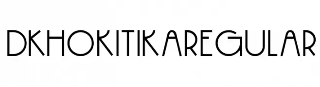 DK Hokitika Regular  Frei Schriftart Herunterladen